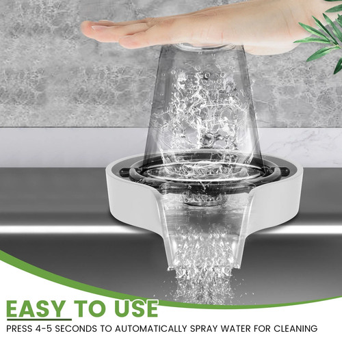 Glass rinser cup washer sink - glass,