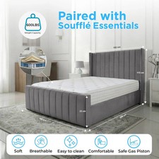 OTTOMAN STORAGE PANEL WING BED
