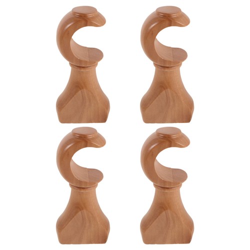 Wooden curtain pole brackets - curtain,