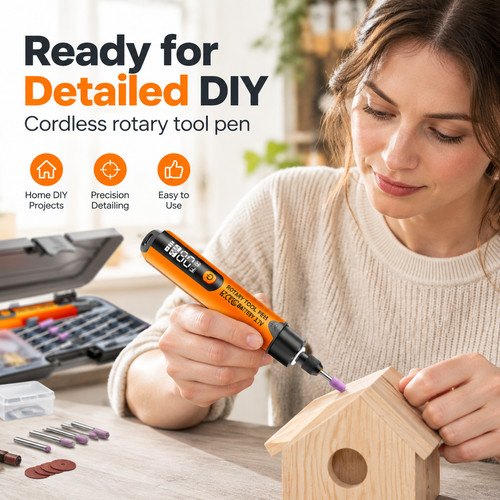 Cordless rotary tool pen - cordless, 3.7v
