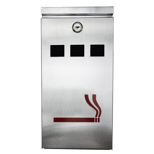 Stainless steel ashtray silver - stainless,