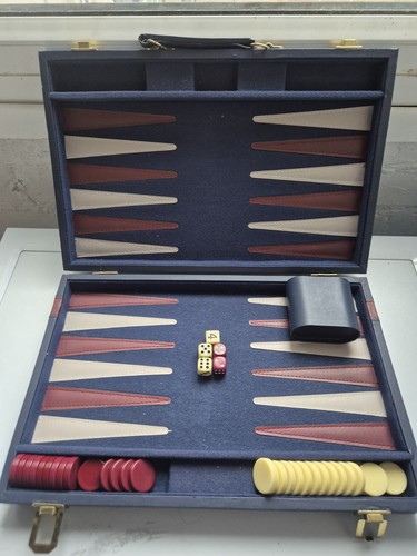 Vintage backgammon set - vintage,