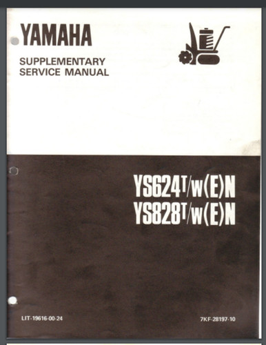 Yamaha ys624t ys828t - ys624t/w, snow
