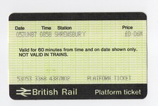Shrewsbury M02 - APTIS platform ticket