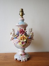 Capodimonte floral putti style
