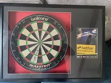 Phil Taylor Personally Signed & 3d Framed Dart Board *stunning