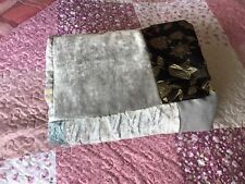 handmade patchwork lap quilt /