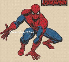 Cross stitch chart  Spiderman