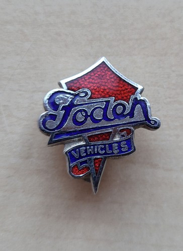 Vintage enamel foden vehicles - vintage,