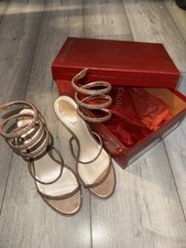 Rene Caovilla Rose Gold Cleo