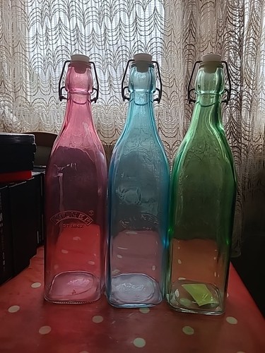 Litre kilner bottles - x,