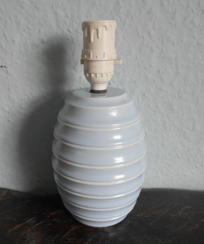 Vintage poole pottery lamp - -,