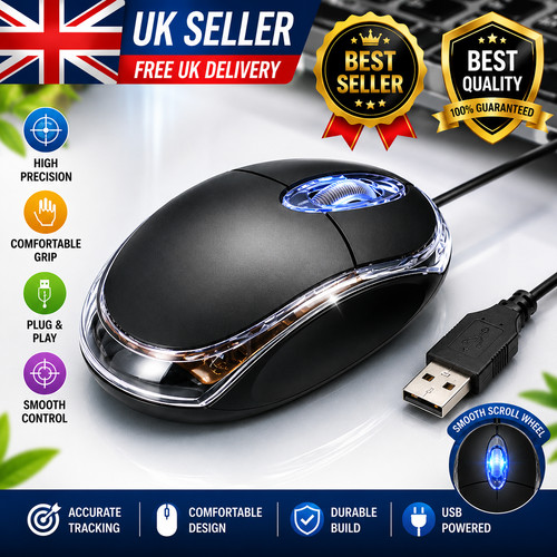 Wired usb optical - optical, pc