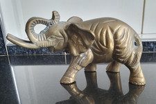 Heavy Brass Elephant Ornament