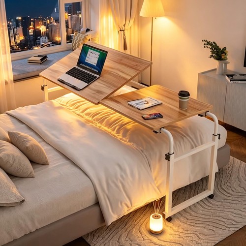 Overbed table with - overbed,