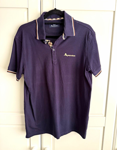 Aquascutum men navy polo - aquascutum,