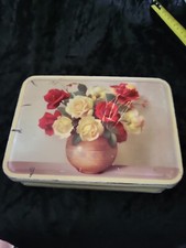 Vintage Floral Needlers Chocolate Eclairs Tin.