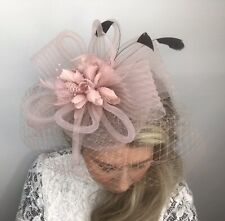 Ladies Blush Pink Coloured Unbranded Fascinator.. New unused..