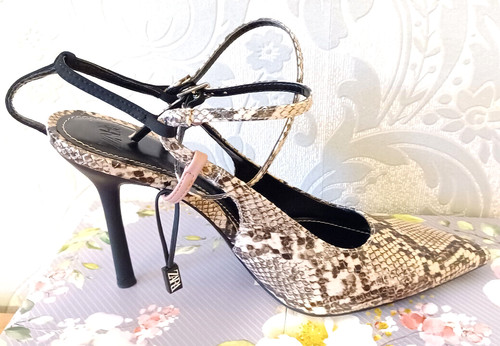 Zara beige snake skin pattern - snake,