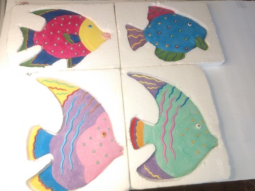 Beautifully colored fish hard - beautifully,