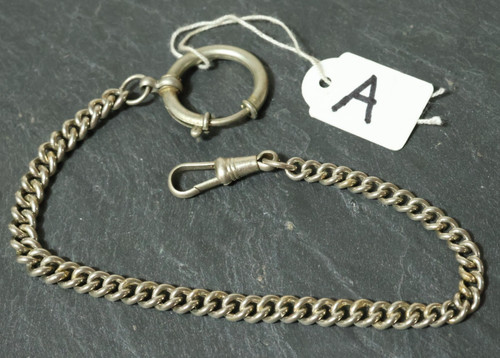 Old silver pocket watch - old,
