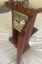 Highlands Mechanical Wall Clock With Chimes Vintage with Pendulum and Key