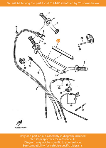 Yamaha protector handlebar - yamaha,