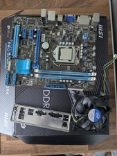 ASUS P8H61-M LE/USB3 LGA1155 DDR3 PCIe PCI MicroATX MATX Motherboard I/O Shield