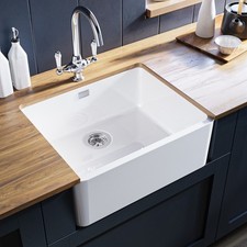 Single Bowl Undermount White