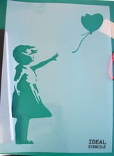 Banksy Balloon Girl Stencil