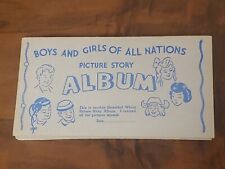 Shredded Wheat Picture Story Cards (34) / Boys & Girls of all Nations / 1950's