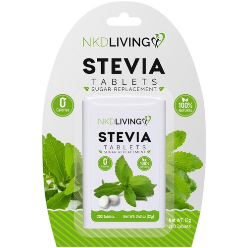 200 pure stevia tablets nkd - stevia, by