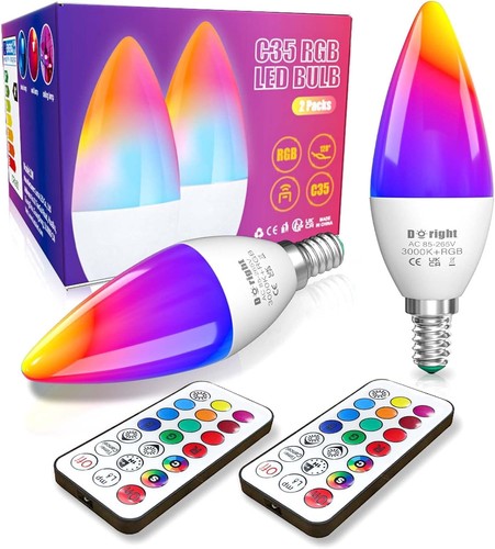 Dimmable e14 colour changing - colour,