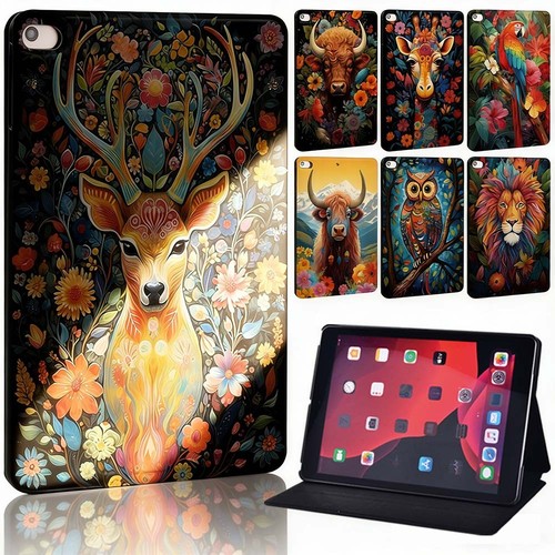 Vibrant animal art - animal, leather