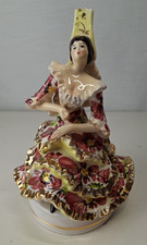 Vintage Italian Style Flamenco Dancer Figurine Ornament Decorative F353