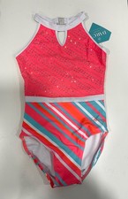 New Girls Gymnastic Darcy Leotard Size 32 AXS