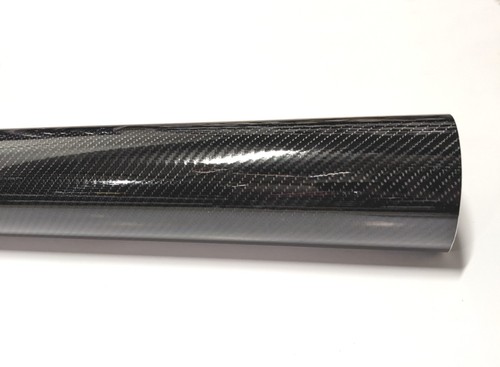 Gloss black carbon fibre - black,