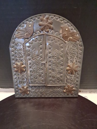 Vintage mexican punched tin - vintage,