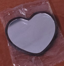 7x Small 6cm Black Plastic