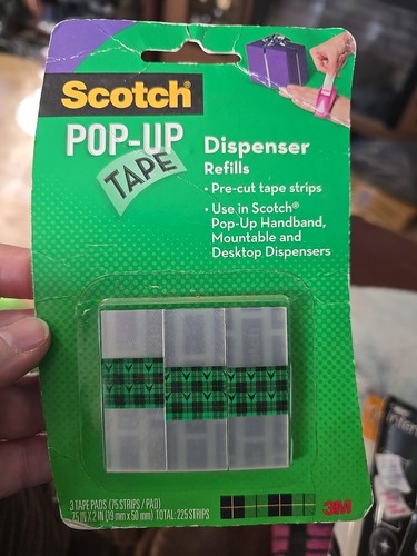 Scotch pop tape refills 3 - up,