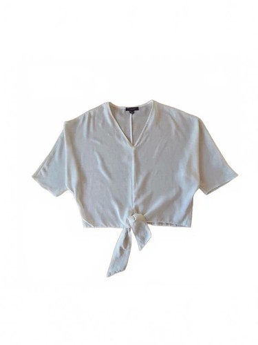 Primark white tie front