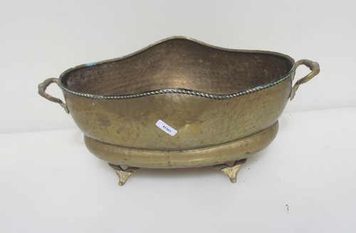 Vintage brass trough - brass,