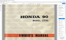 HONDA CT90 1971 K3 Owners
