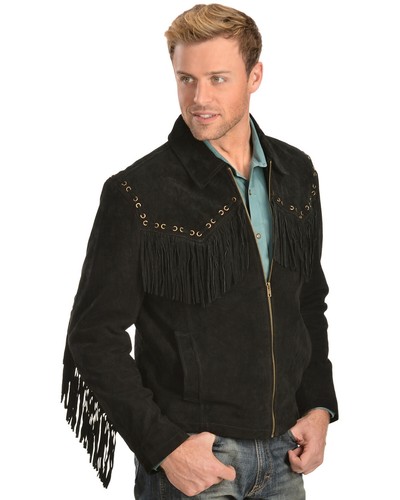 Men suede western - suede, cowboy