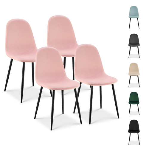 Velvet dining chair plain - chair,