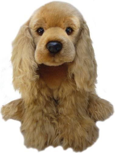 Gold cocker spaniel plush - cocker, soft