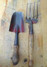 Vintage garden Hand Fork and