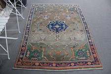 Vintage Turkish Rug, 4,3x6 ft