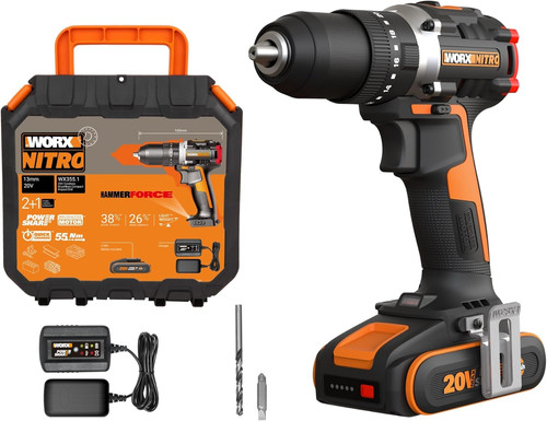 Worx wx355 20v 55nm - wx355.1, cordless