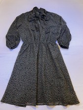 Ann Taylor Dress Green Leopard